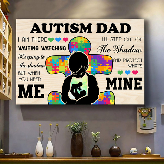 Autism Awareness I Am An Autism Mom Poster Mom Supporter Motivated Wall Art