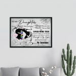 Letter To My Daughter You Are Braver Autism Awareness Poster Motivation Wall Art