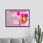 Cheerleading Life Lessons Poster- Cheerleading Lover Cheerleading Coach Gifts