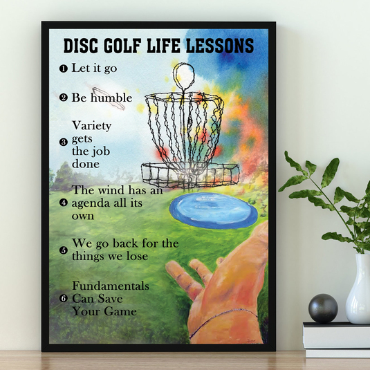 Mountaineering Life Lessons Poster Gift for Mountaineer Mountain Climber