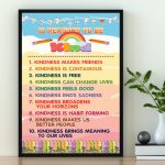 Reason To Be Kindness Poster-  For High School Middle School Elementary Teacher