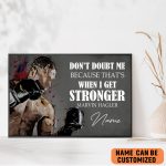 AMERICAN PROFESSIONAL BOXER with Motivational Saying Poster Ideal Gift
