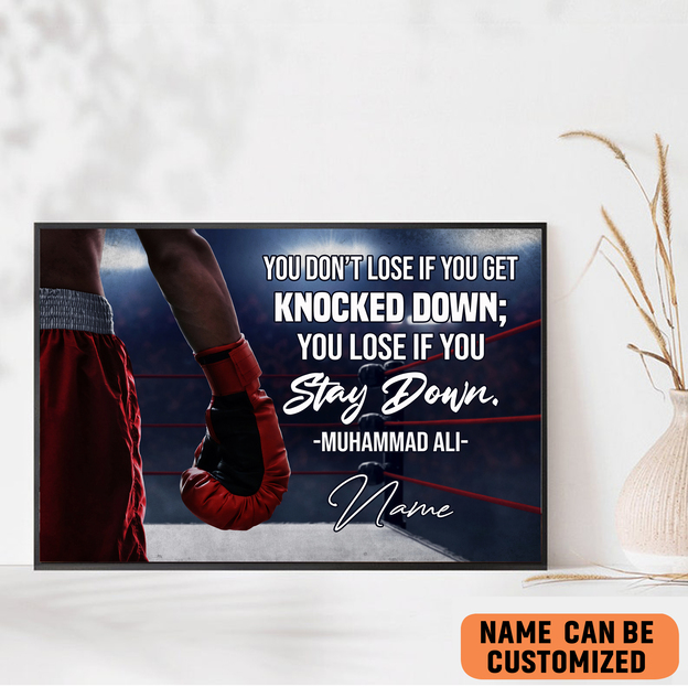 Muhammad Ali Poster Quote Boxing Black History Month Posters Sports Quotes Decor