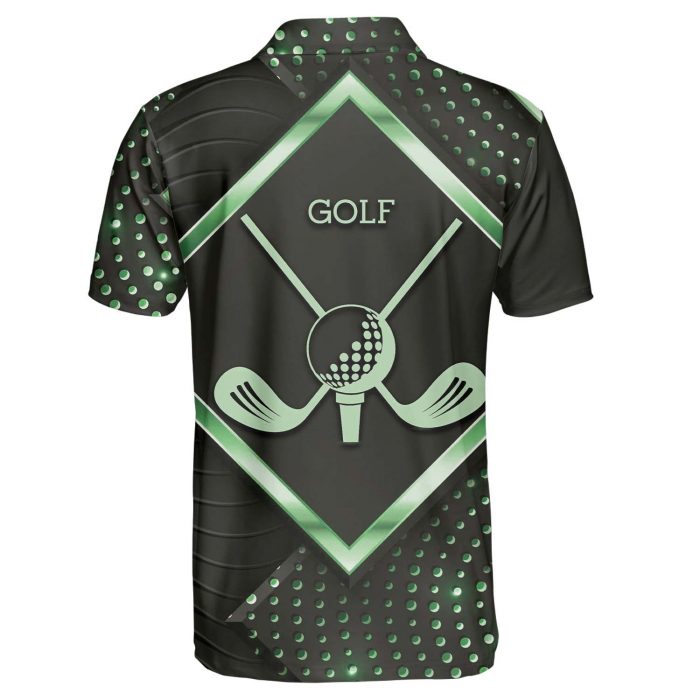 Green Golf Led Polo Shirt Premium Idea Gift For Golfer Runner Love Sport Style