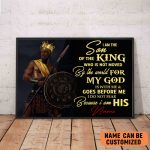 Black King Poster, I Am Son Of The King Poster, Black Man Poster, African American