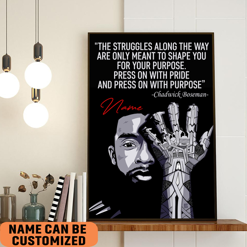 Personalized Im The Black Man Empowered Powerful Greatness Poster Motivated Art