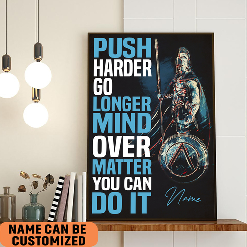 Personalized Spartan Poster You Can Do It Perfect Gift For Spartan Warriors Poster