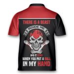 There Is A Beast Inside Me Skull Bowling Polo Jersey