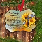 I Can Only Imagine Special Christian Cross Wooden Ornament Christmas Gift