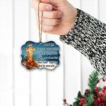 Pray Big And Worry Small Trust God Wooden Ornaments Christmas Tree Hangging