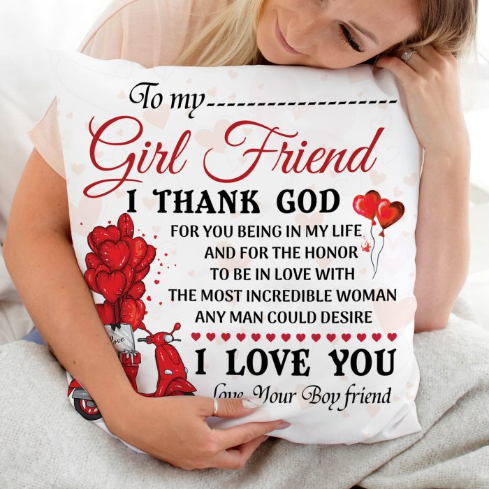 Personalized To My Girlfriend Best Gift For Girlfriend Birthday Pillow Case