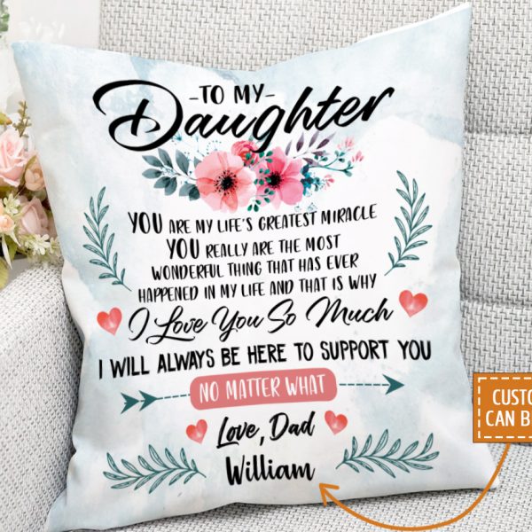 Personalized To my Wonderful Wife Thank you Pillow Case