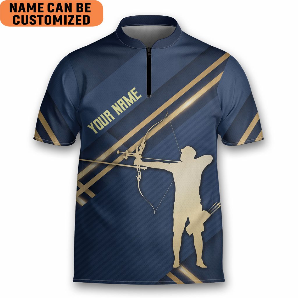 Personalized Archery Appear For Archery Player Shooter Archery Jersey Zipper Shirt