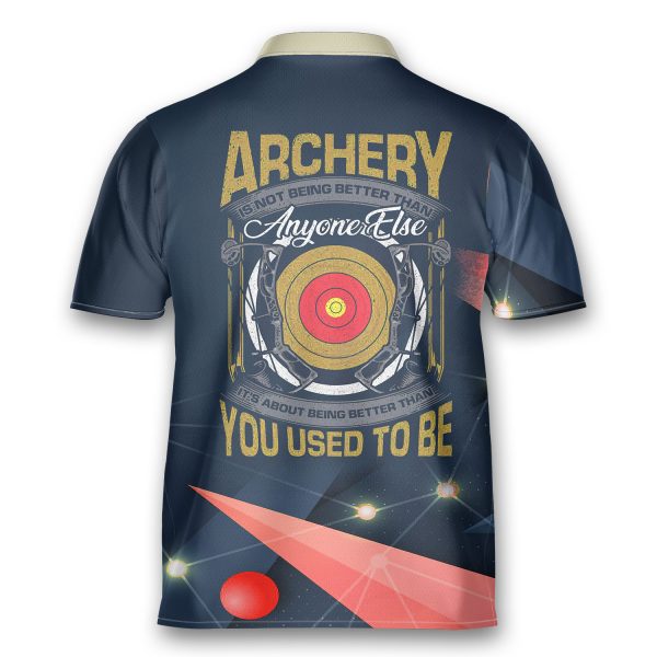 Archery Is Not Being Better Shooter Archery Jersey Zipper Shirt