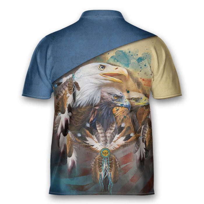 Personalized Eagle Dreamcatcher Native American Tribal Feather Bolwing Jersey