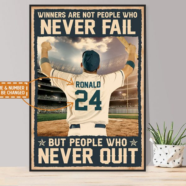 I Became A Good Pitcher Personalized Baseball Poster WallArt