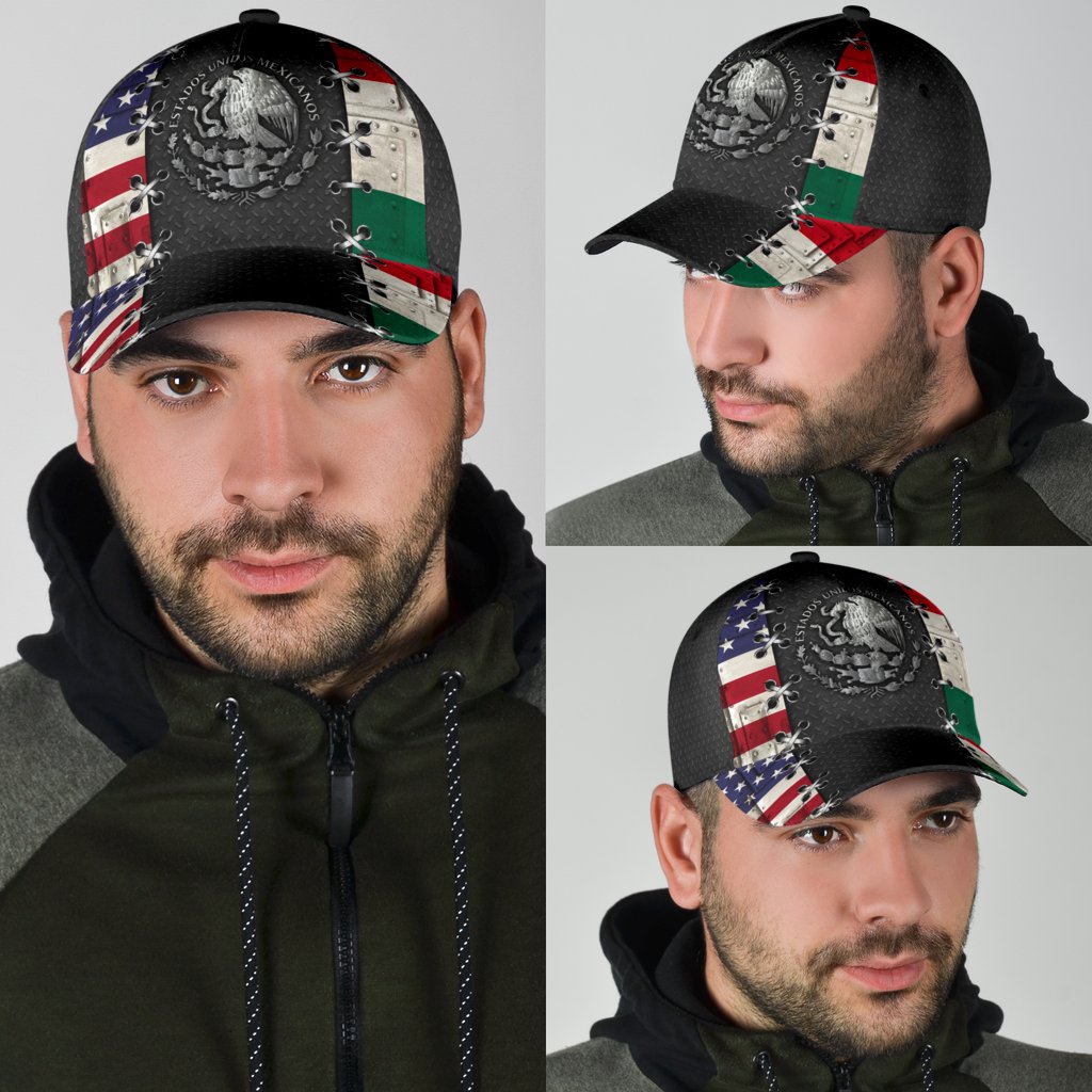 Mexican American Printed Classic Cap Baseball Mexico Hat Summer Gift