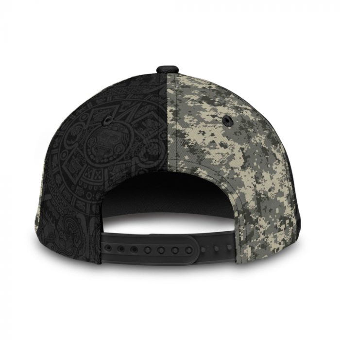 Mexican Aztec Pattern Camo Baseball Cap Summer Hat &Amp; Aztec Gift
