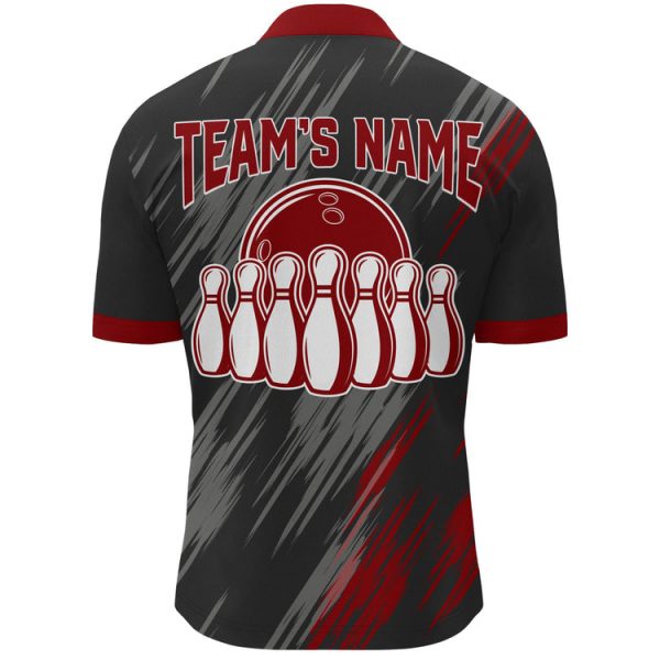 Personalized Skull Bowling Jersey For Team and Men Dad Bowling Lover