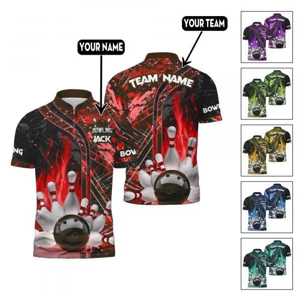 Personalized Bowling Jersey For Team – Shirt for Bowling Lover
