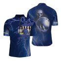 Personalized Skull Bowling Jersey Men Women Gift for Bowling Lovers