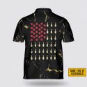 Personalized Skull Patriotic Bowling Jersey Unisex Gift for Bowling Lovers