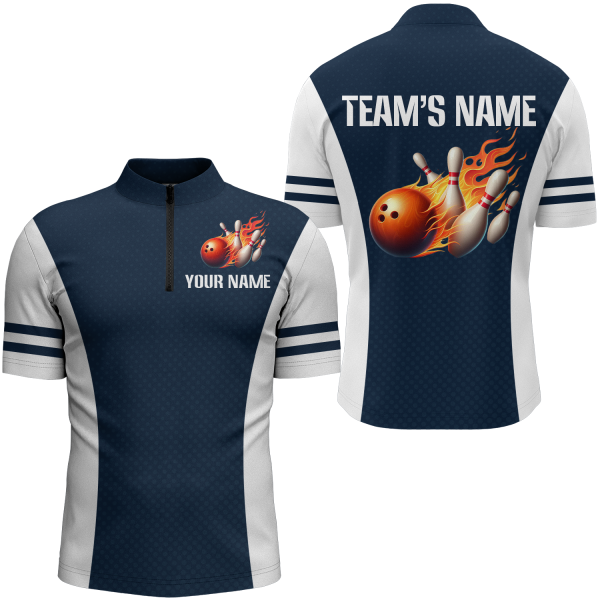 Custom Bowling Shirts For Men And Women, Team Name Bowling Jerseys Eagle Wings | Blue  Gift for Bowler Bowling Player