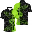 Strike in Style with Custom Black and Green Unisex Bowling Tournament Team Shirts and Jerseys – Bowling Ball and Wings Designs