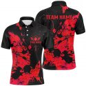 Stylish Custom Black And Red Bowling Team Shirts For Men And Women League Jerseys