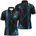 Stylish Custom Blue and Pink Strike Bowling Shirts for Men and Women – Camo Bowling Team Jerseys