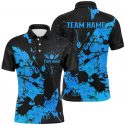 Custom Black and Blue Bowling Team Shirts for Men and Women – Premium Bowling League Jerseys