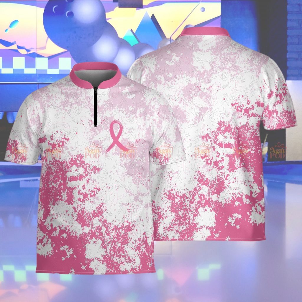 Support Breast Cancer Awareness With Our Pink Fighter Bowling Jersey – Perfect Gift For Bowlers &Amp; Bowling Teams!