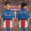 Custom Bowling Player Shirt Personalized Short Sleeve Jersey for Teams & Individuals