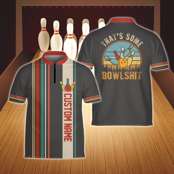 Bowling Strike Thunder Lightning Custom Bowling Jerseys for Men, Uniform Shirt for Bowling Team Gift for Bowler Bowling Player