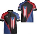 Puerto Rico Flag Bowling Jersey,Pride Puerto Rican Shirt,Customized Name Puerto Rico Flag Coat of Arms Puerto Rican Shirts,Puerto Rico Gifts