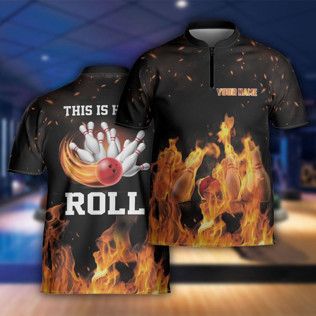 Personalized This Is How I Roll Bowling Jersey Bowling Shirt For Men Bowling Team Shirt Bowlers Gift Custom Bowling Jersey For Team