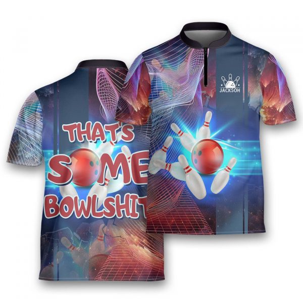 Personalized That’s Some Bowlshit Bowling Jersey Bowling Shirt For Men Bowling Team Shirt Bowling Player Bowlers Gift