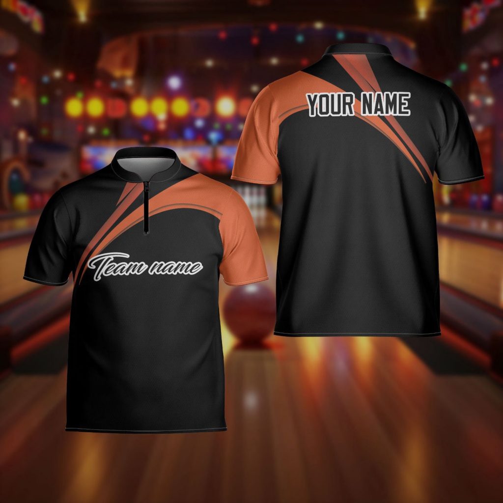 Custom Name Bowling Player Shirt, Colorful Bowling Team Jersey, Sport Team Shirt, Player Short Sleeve Bowling Jersey, Bowling Shirt Team