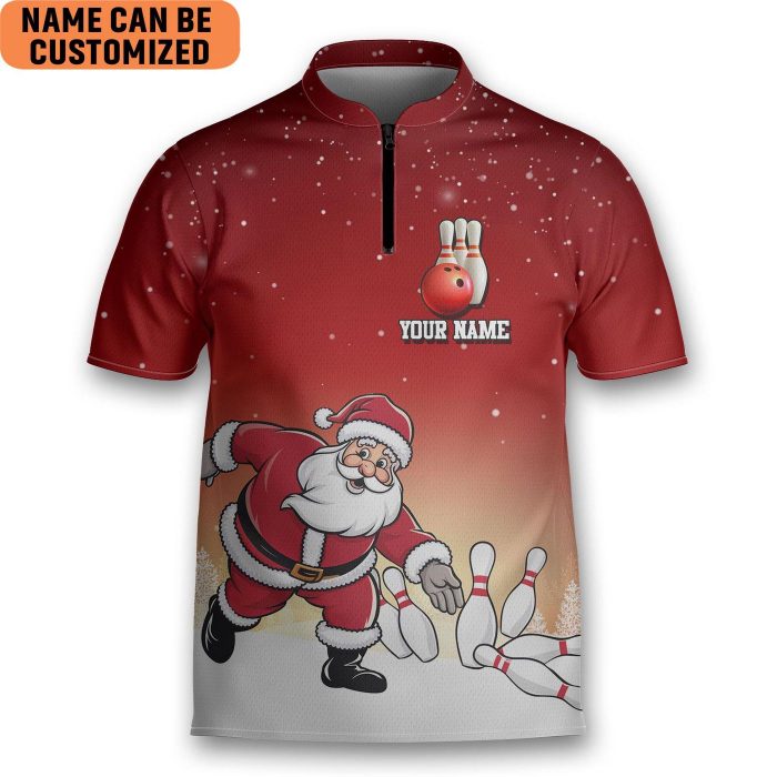 Personalized Bowly Night Christmas Bowling Jersey Bowling Shirt For Men Bowling Team Bowlers Gift Bowling Shirts For Team Gift For Him