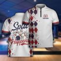 Personalized Name Split Happens Bowling Jersey, Bowling Pins Shirt For Men, Zip Jersey, Gift For Bowling Player, Bowlers Gift Bowling Team